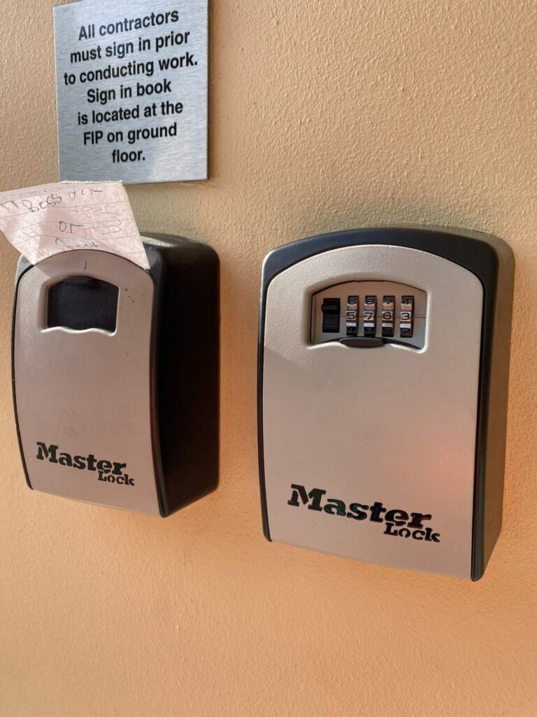 Key cabinets and lock boxes for controlled property access