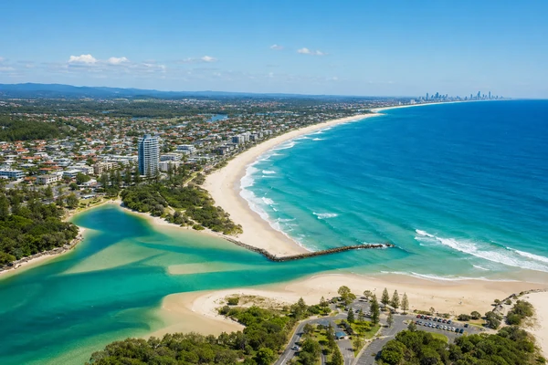 Palm Beach coastline on the Gold Coast
